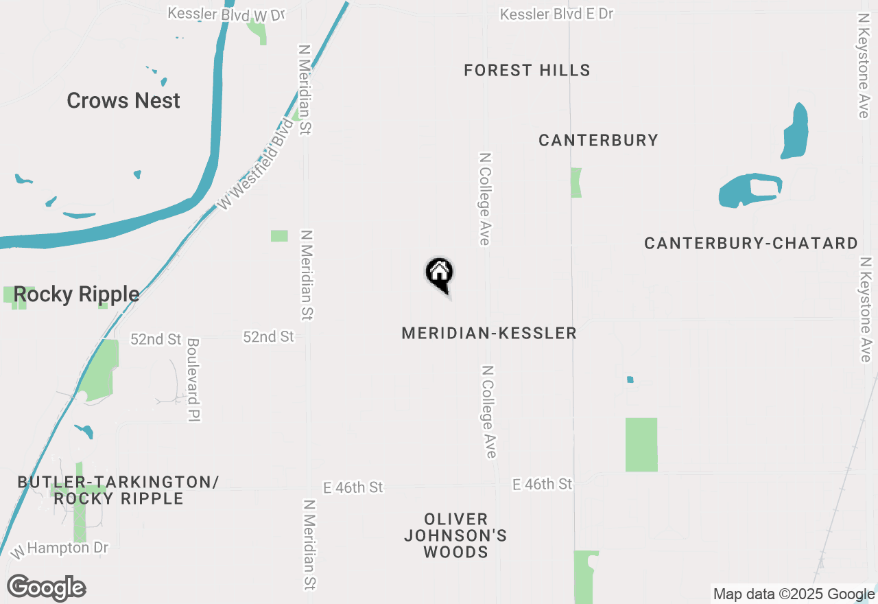 Map of 5254 N Park Avenue, Indianapolis, IN 46220
