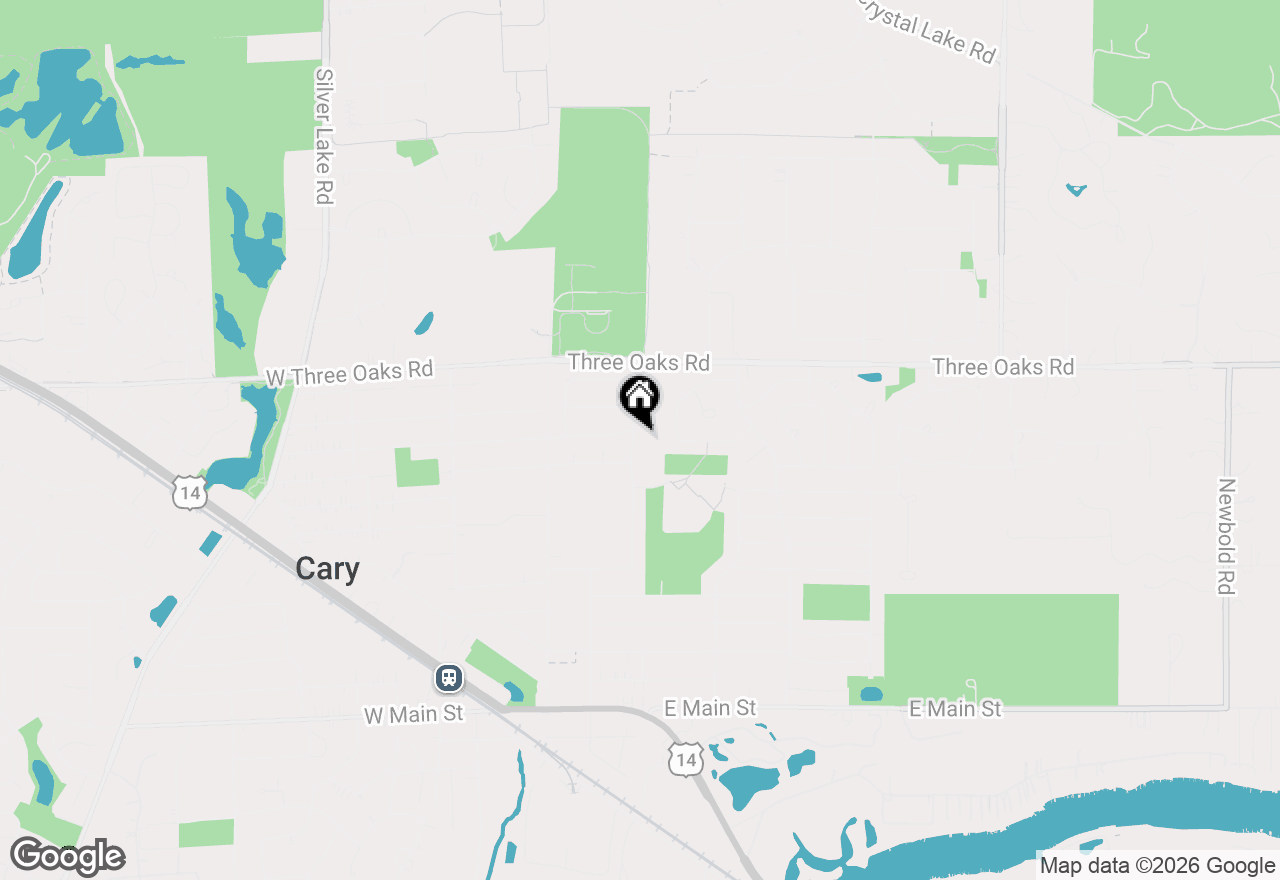 Map of 655 Crest Drive, Cary, IL 60013
