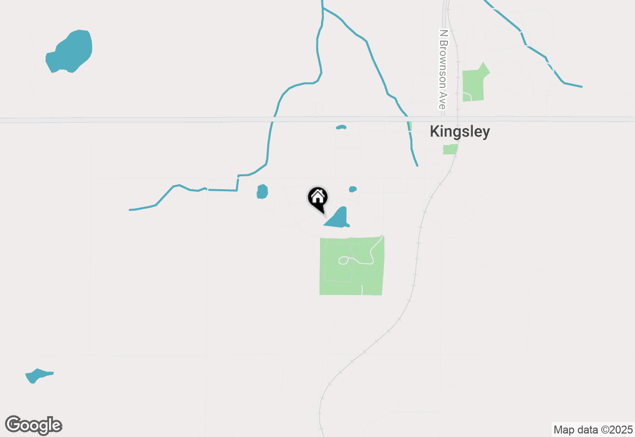 Map of 1546 Nightingale Lane, Kingsley, MI 49649