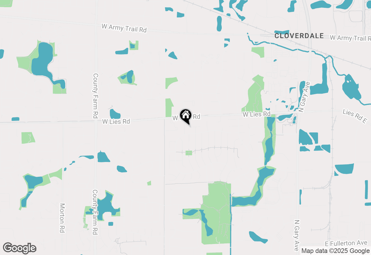 Map of 989 Tioga Court, Carol Stream, IL 60188