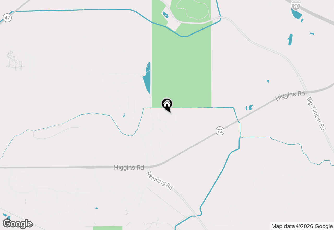 Map of 635 N Falls Circle, Pingree Grove, IL 60140