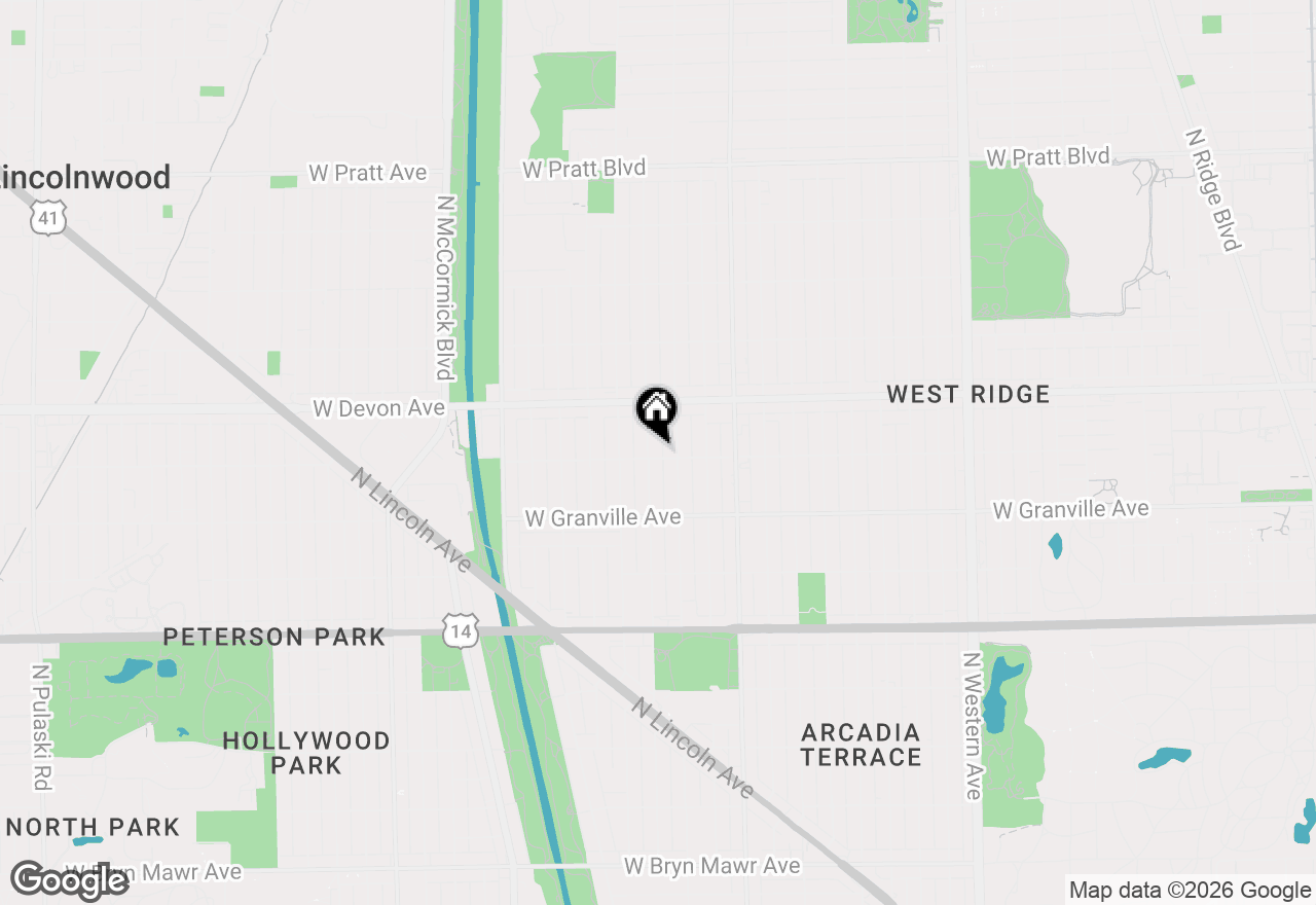 Map of 6301 N Richmond Street #2, Chicago, IL 60659