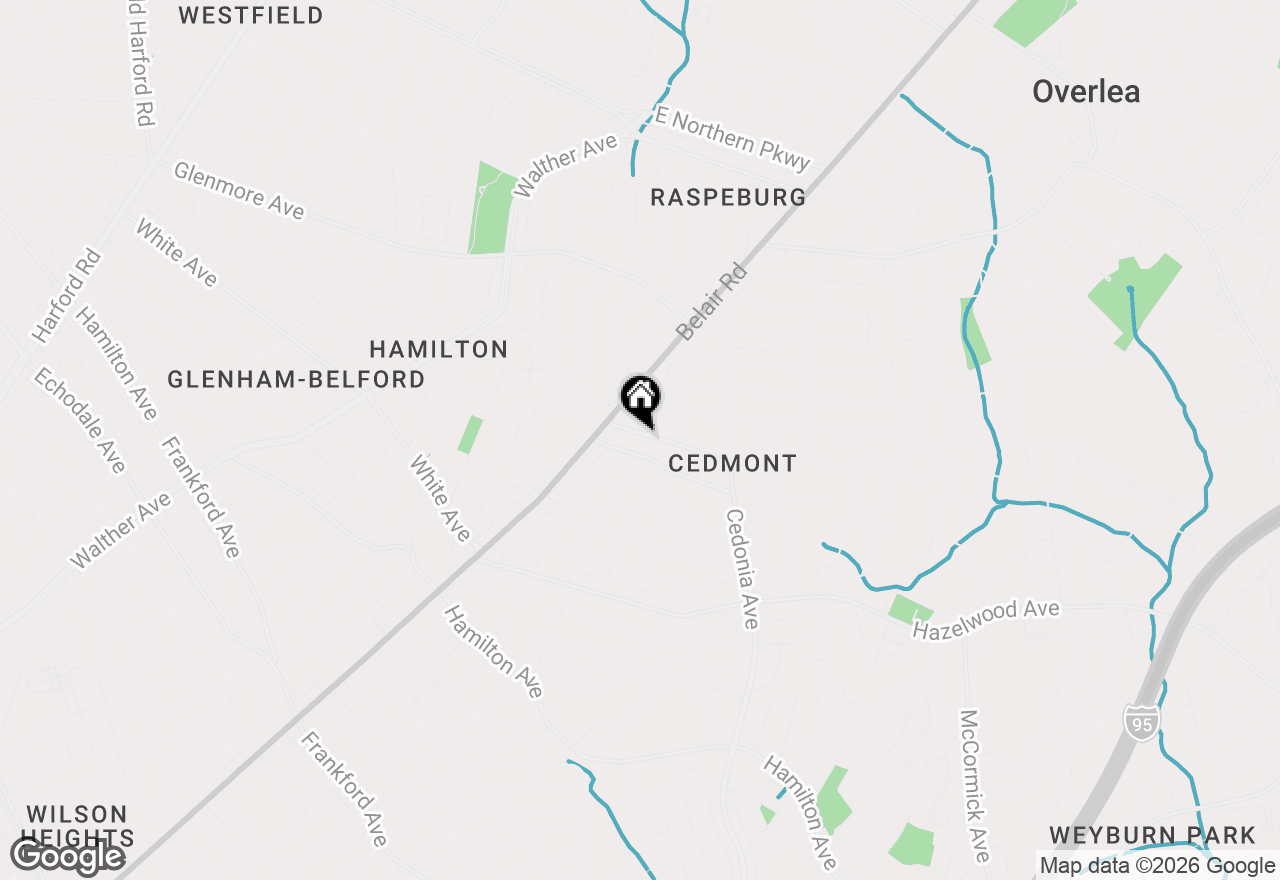 Map of 4211 Parkmont Avenue, Baltimore, MD 21206