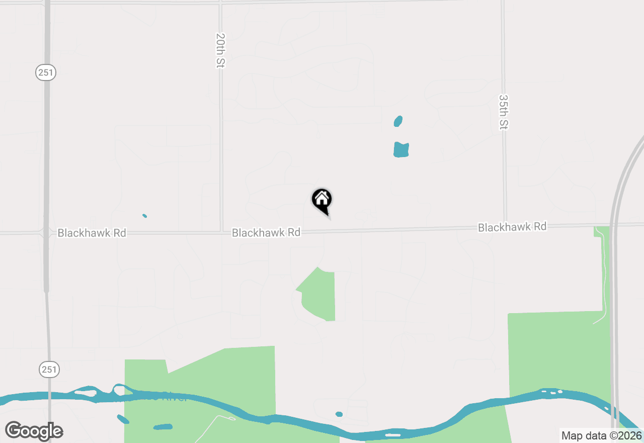 Map of 3447 Bigfoot Trail, Rockford, IL 61109
