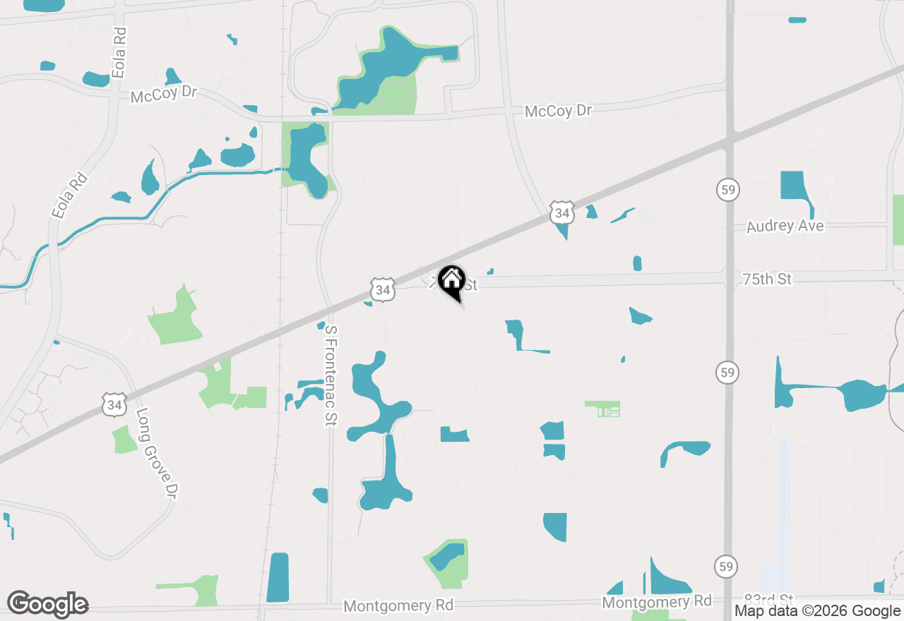 Map of 534 Watercress Drive, Aurora, IL 60504