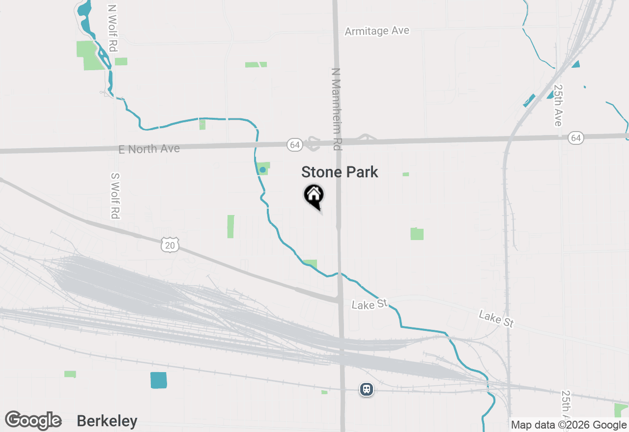 Map of 1653 N 44th Avenue, Stone Park, IL 60165