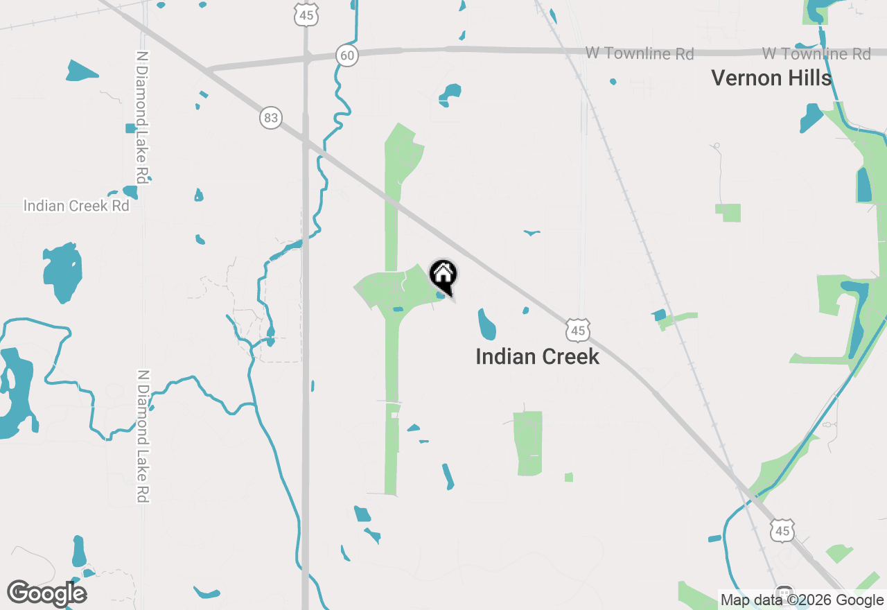 Map of 144 N Fiore Parkway, Vernon Hills, IL 60061