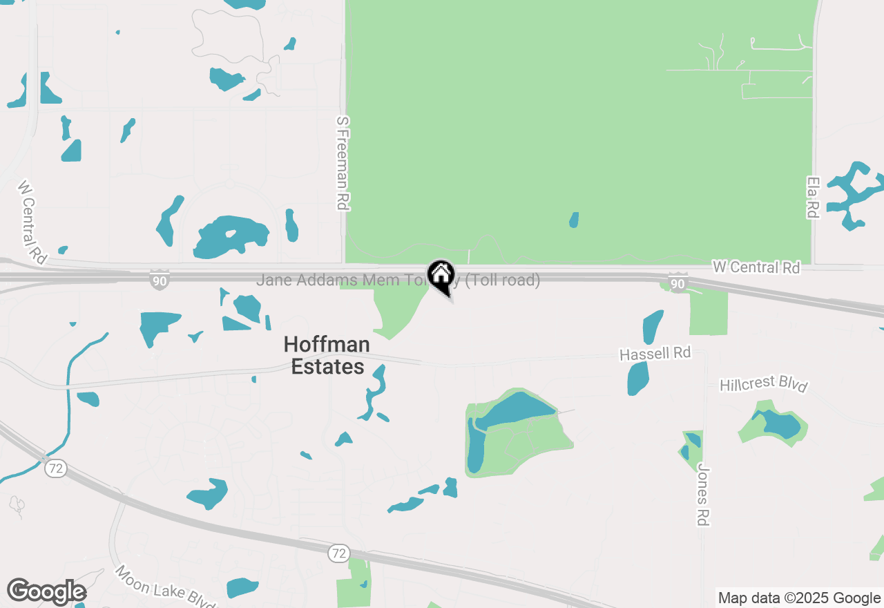 Map of 1460 Rosedale Lane, Hoffman Estates, IL 60169