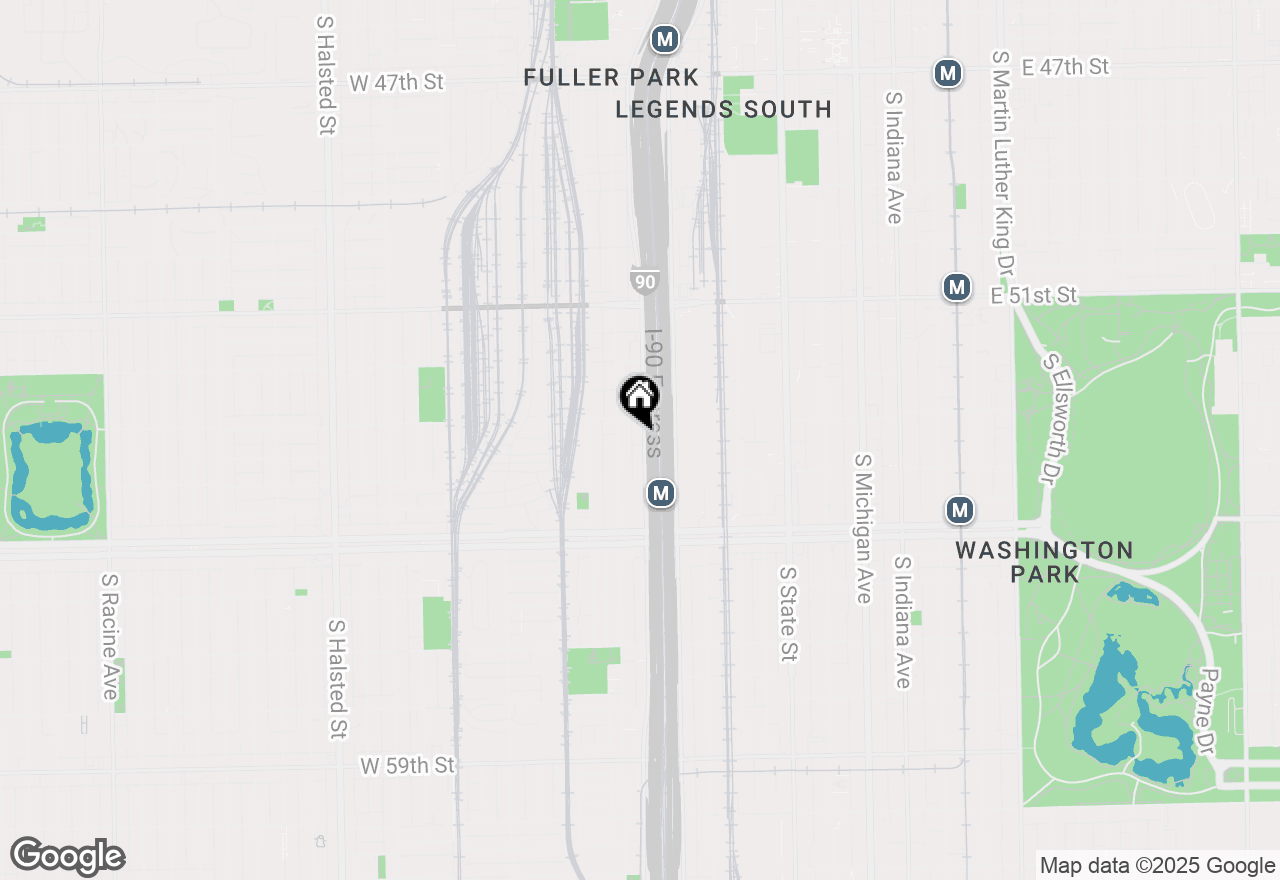 Map of 5318 S Wells Street #2, Chicago, IL 60609