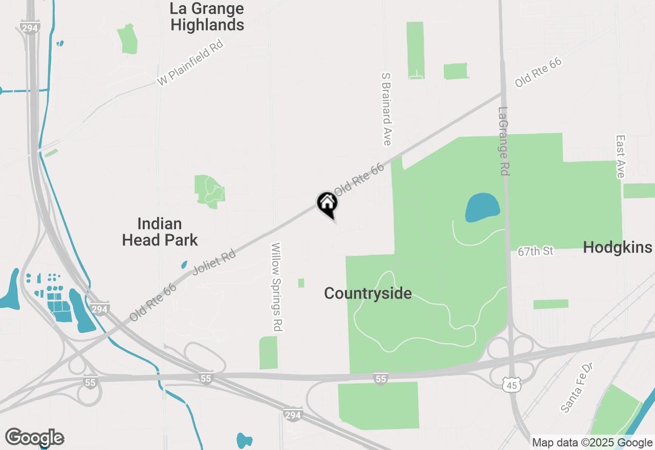 Map of 6601 Stalford Road, Countryside, IL 60525