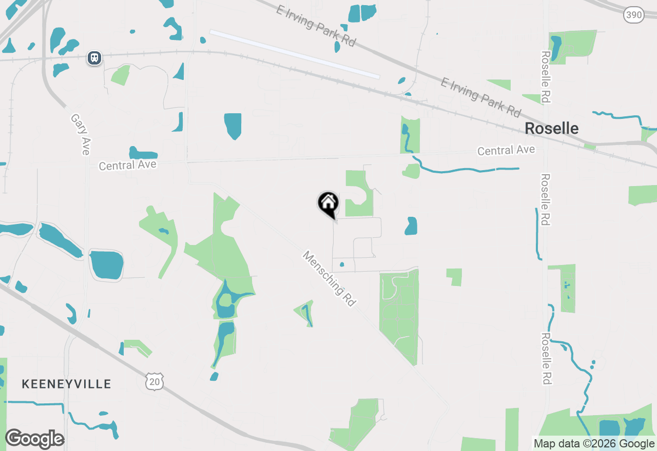 Map of 745 Quincy Drive, Roselle, IL 60172