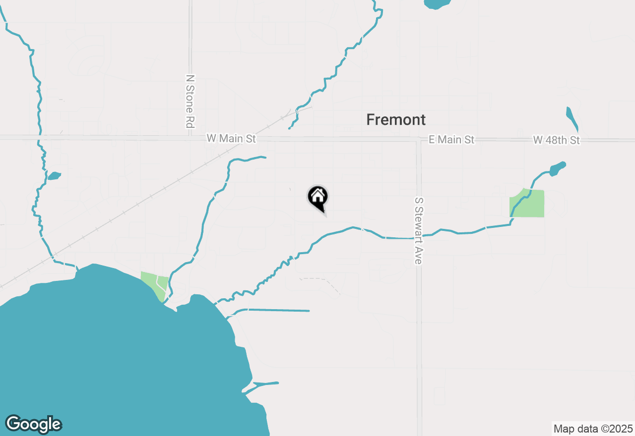 Map of 512 S Weaver Avenue, Fremont, MI 49412