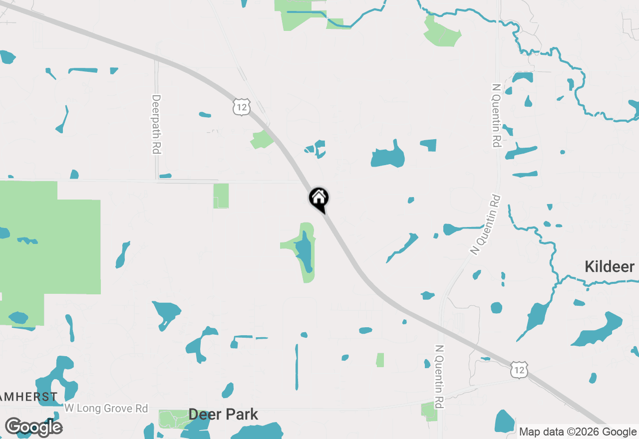 Map of 34 E Harbor Drive, Lake Zurich, IL 60047