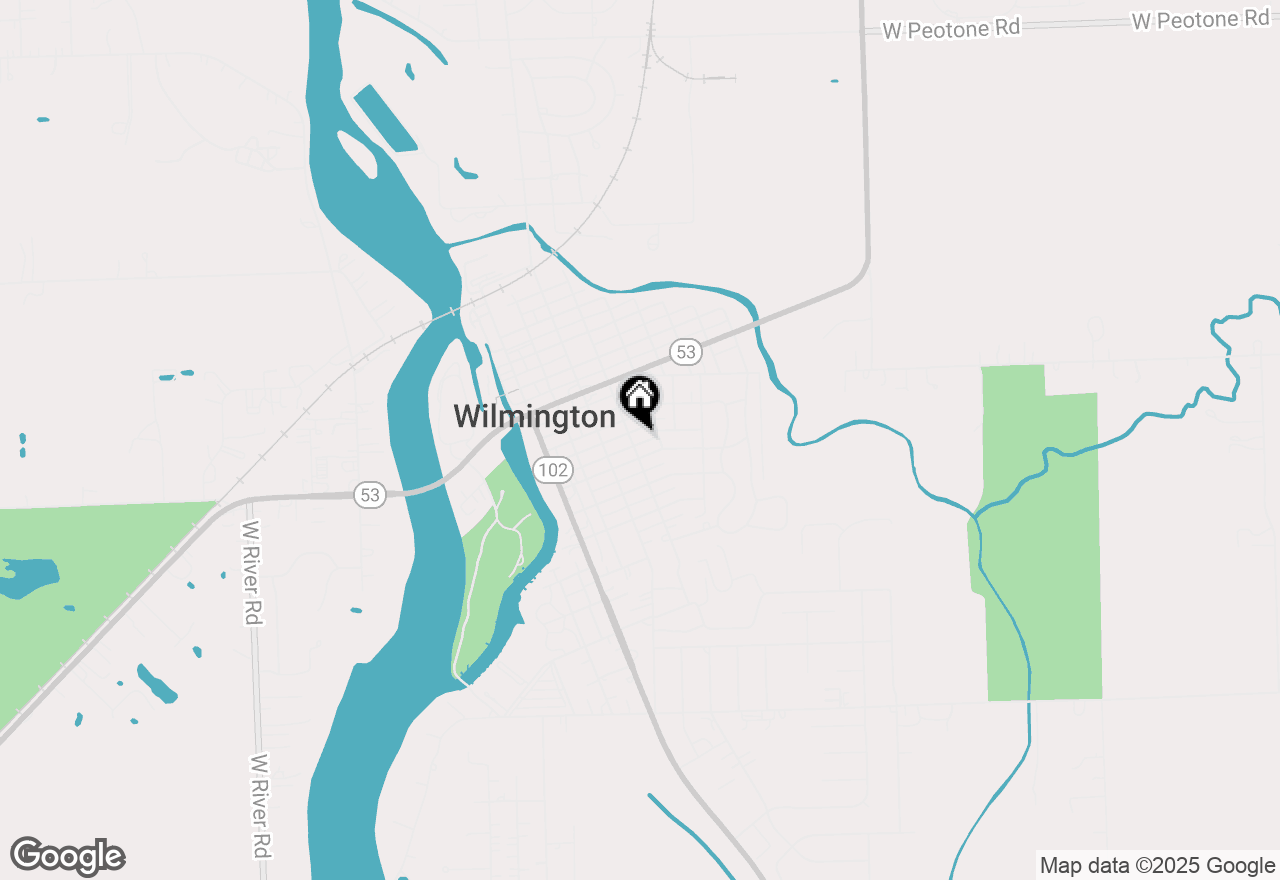 Map of 309-311 S Joliet Street, Wilmington, IL 60481