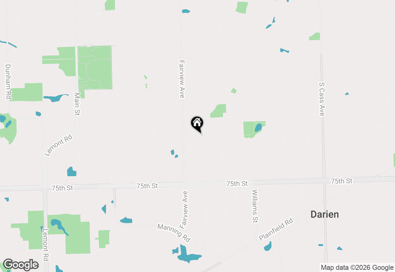 Map of 7202 Gold Grove Place, Darien, IL 60561