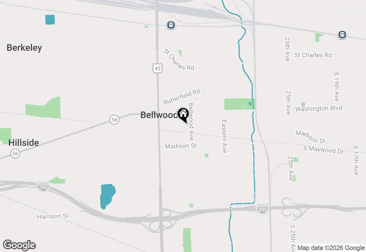 Map of 3724 Saint Paul Avenue, Bellwood, IL 60104