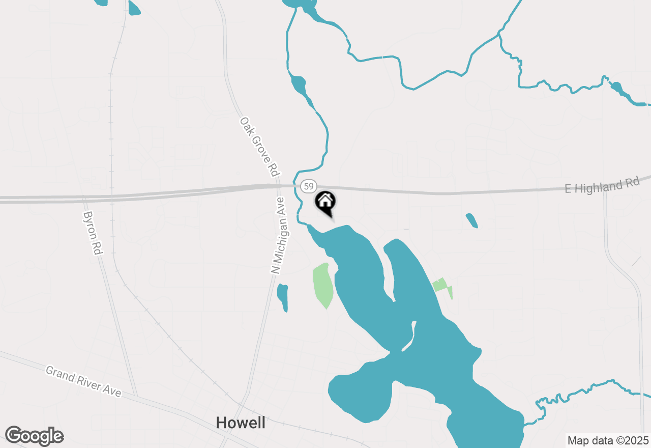 Map of 238 Lakeside Drive, Howell, MI 48843