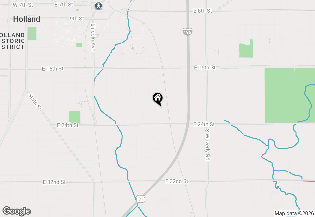 Map of 531 Century Lane, Holland, MI 49423
