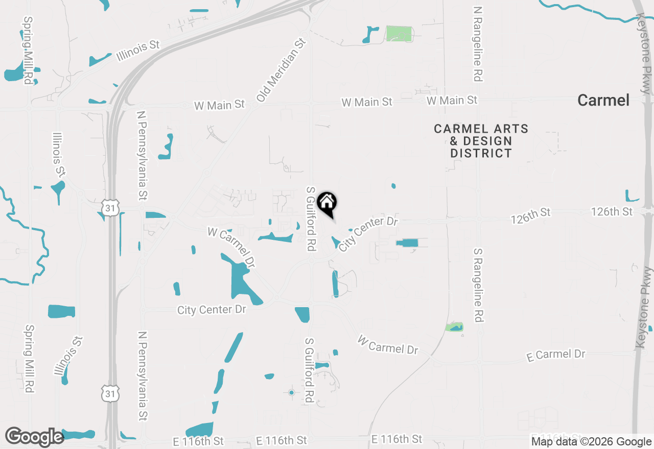 Map of 12559 Timber Creek Drive #5, Carmel, IN 46032