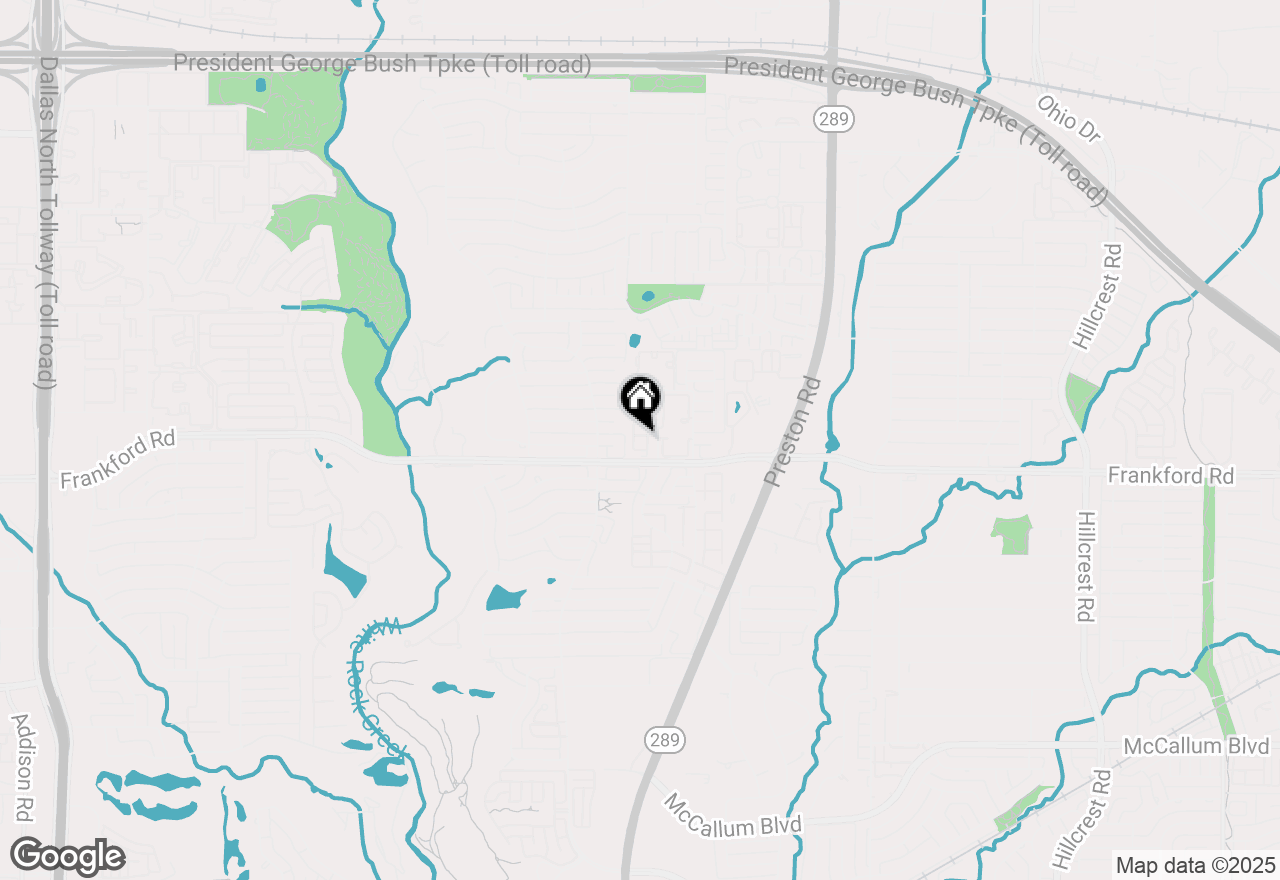 Map of 5859 Frankford Road #709, Dallas, TX 75252