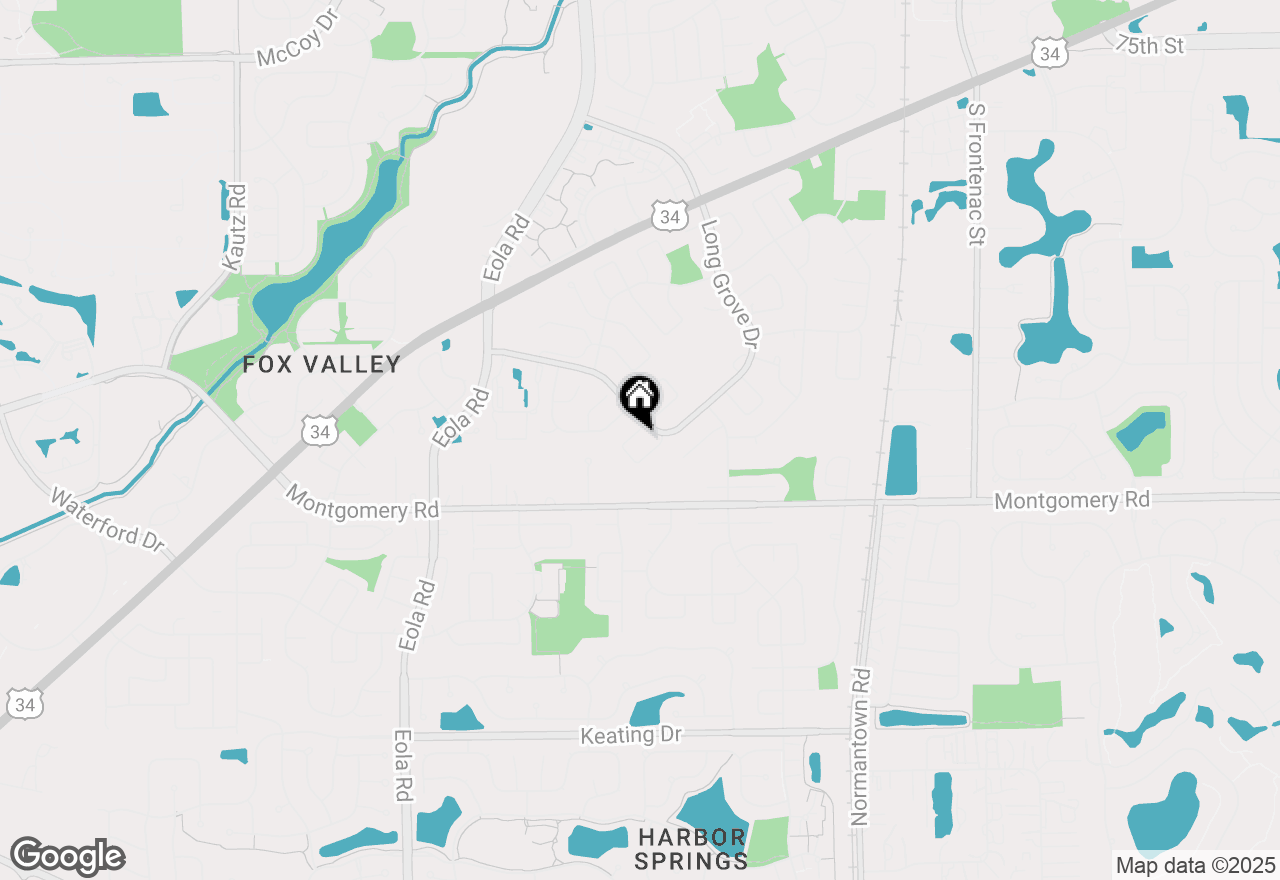 Map of 1111 Brunswick Lane, Aurora, IL 60504