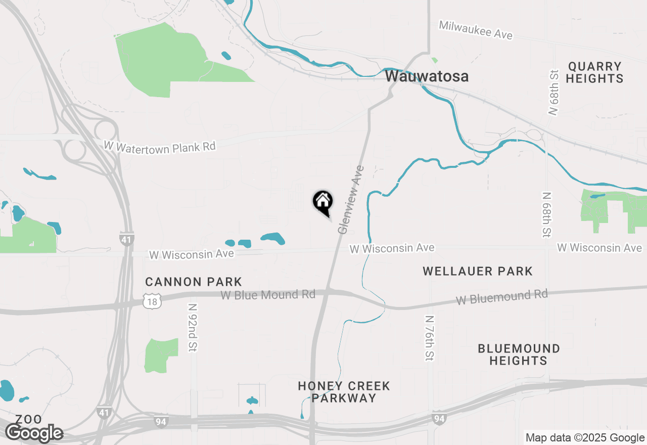 Map of 833 Robertson St, Wauwatosa, WI 53213