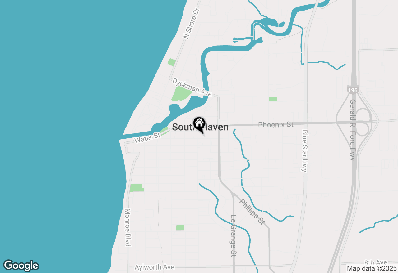 Map of 335 Center Street #A, South Haven, MI 49090