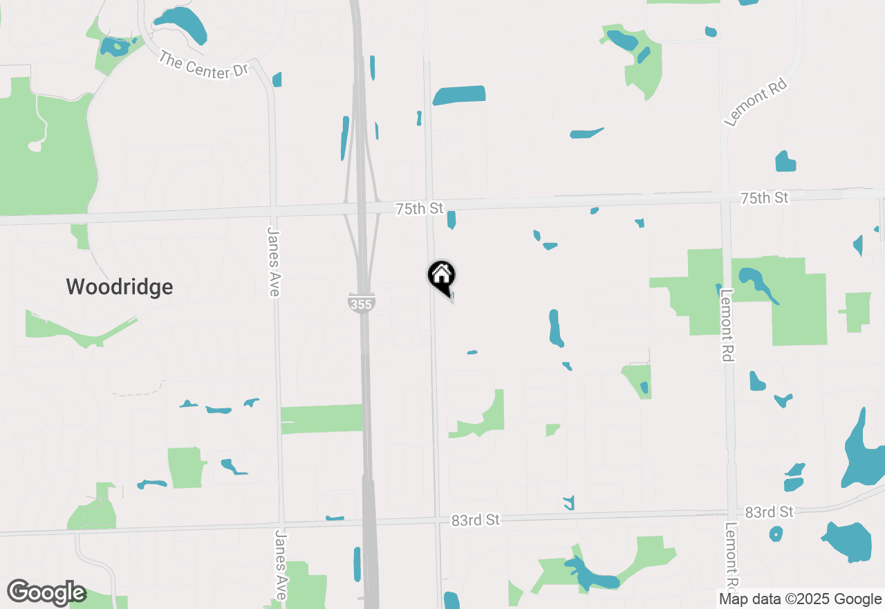 Map of 7719 Woodward Avenue, Woodridge, IL 60517