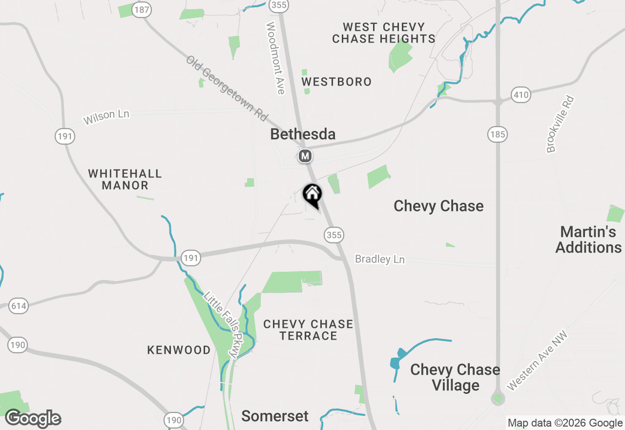 Map of 7111 Woodmont Avenue #518, Bethesda, MD 20815