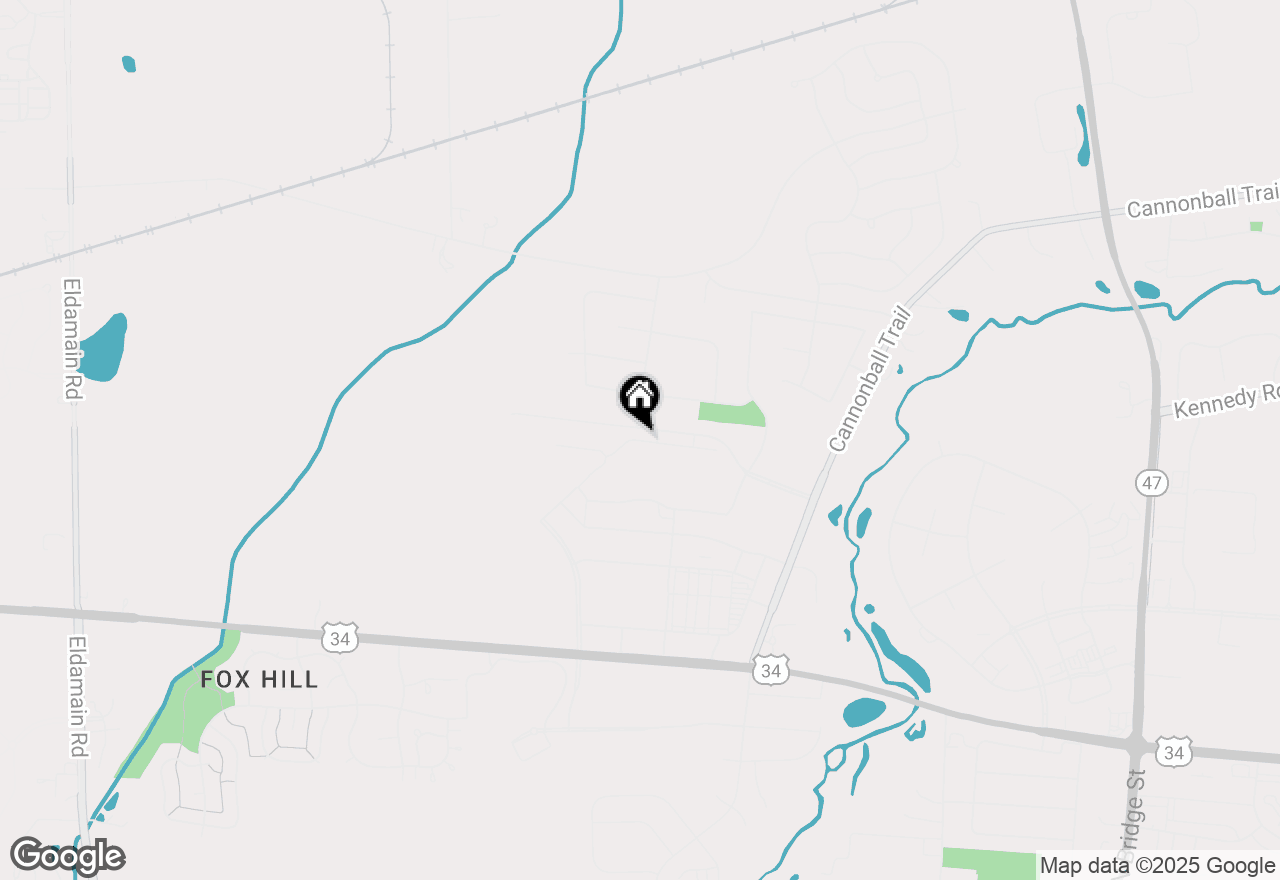 Map of 1011 Gillespie Lane, Yorkville, IL 60560