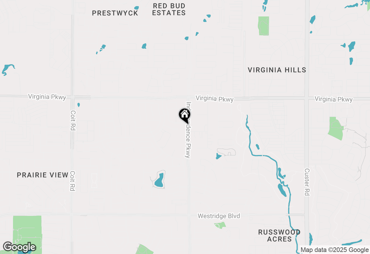 Map of 509 Hideaway Road, Mckinney, TX 75072