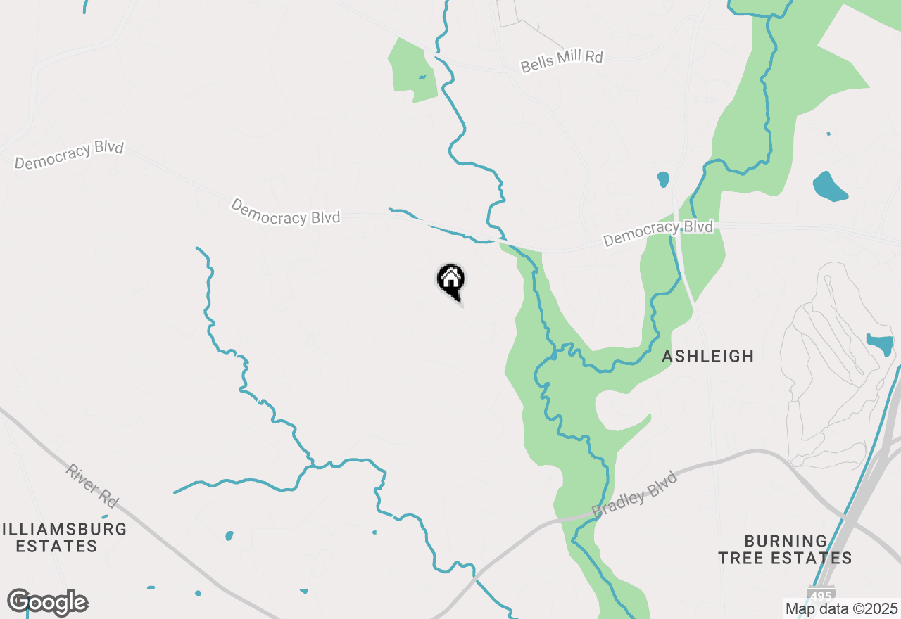 Map of 9913 Kendale Road, Potomac, MD 20854