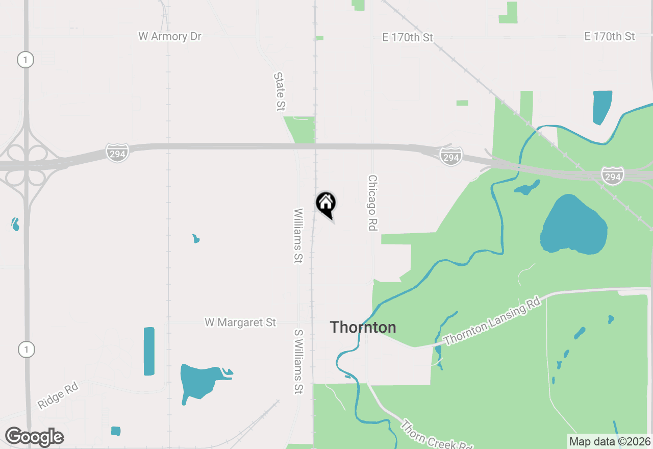 Map of 520 N Kinzie Place, Thornton, IL 60476