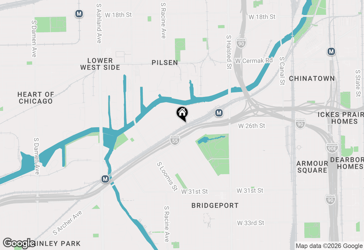 Map of 2533 S Stark Street, Chicago, IL 60608