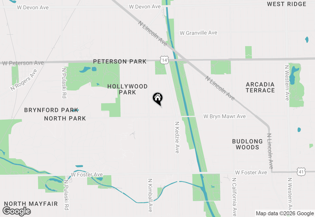 Map of 5637 N Christiana Avenue, Chicago, IL 60659