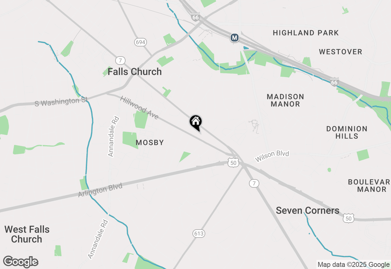 Map of 903 Hillwood Avenue, Falls Church, VA 22042