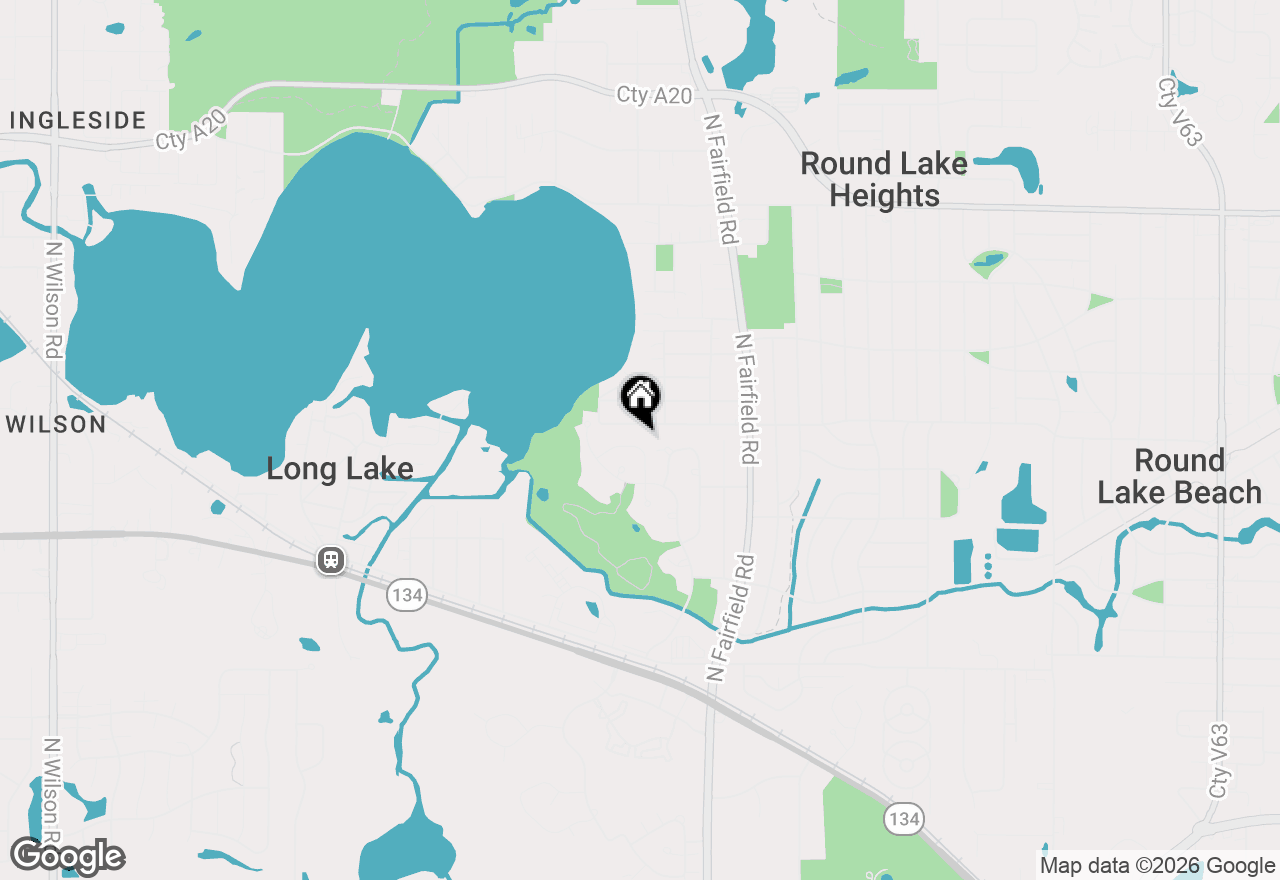 Map of 1380 W Split Oak Circle #1380, Round Lake Beach, IL 60073