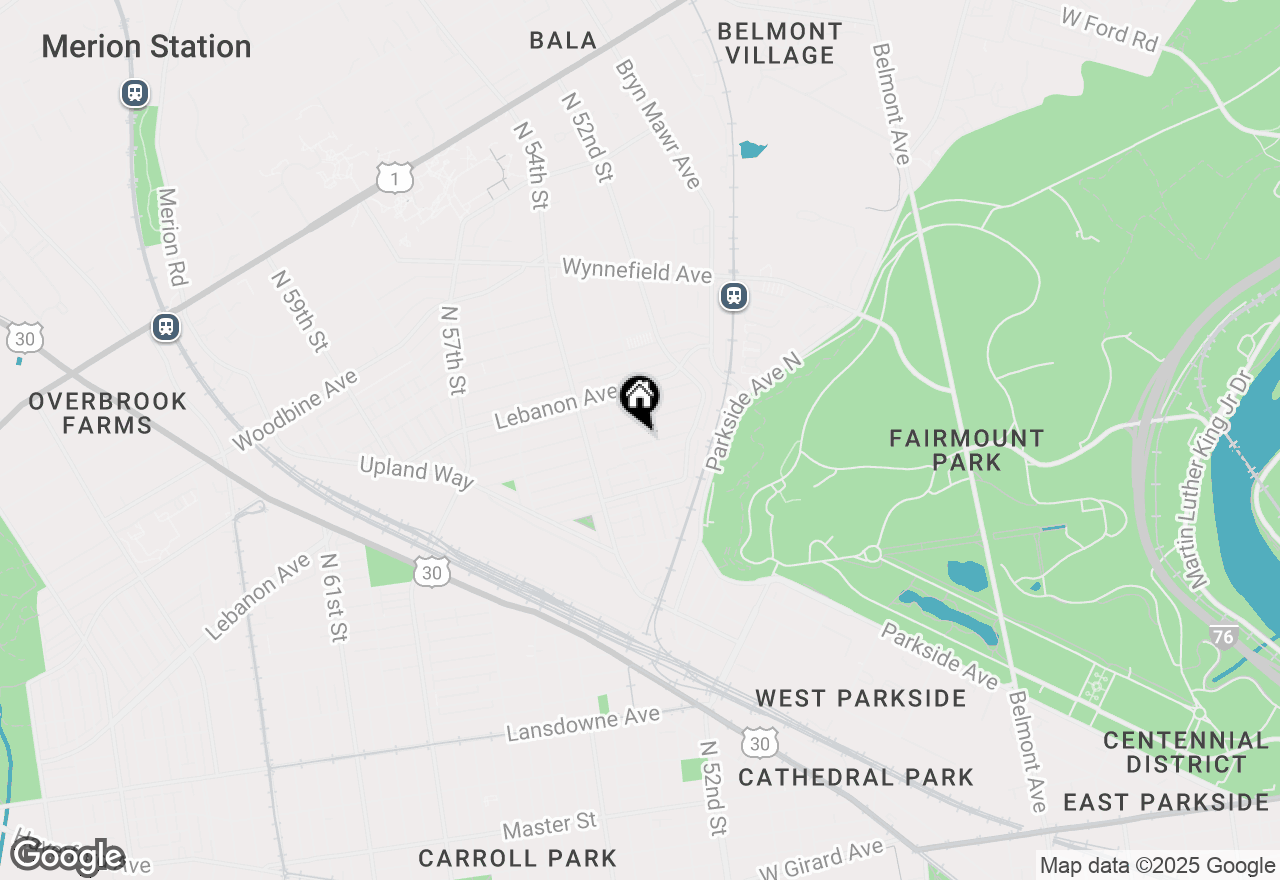 Map of 5314 W Berks Street, Philadelphia, PA 19131