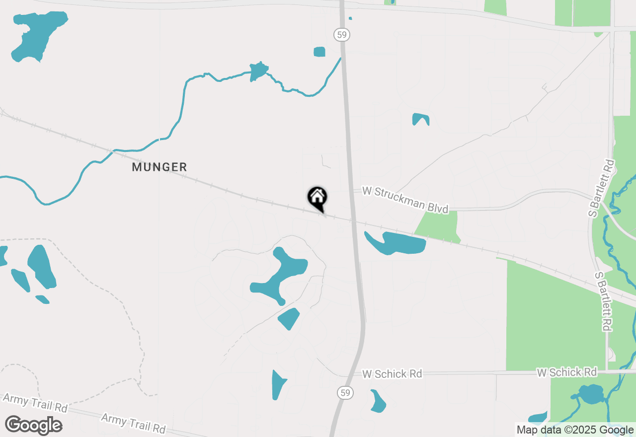 Map of 1236 Churchill Road, Bartlett, IL 60103