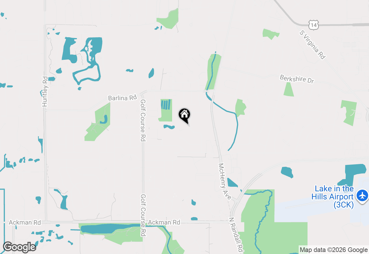 Map of 634 Kendallwood Court, Crystal Lake, IL 60014