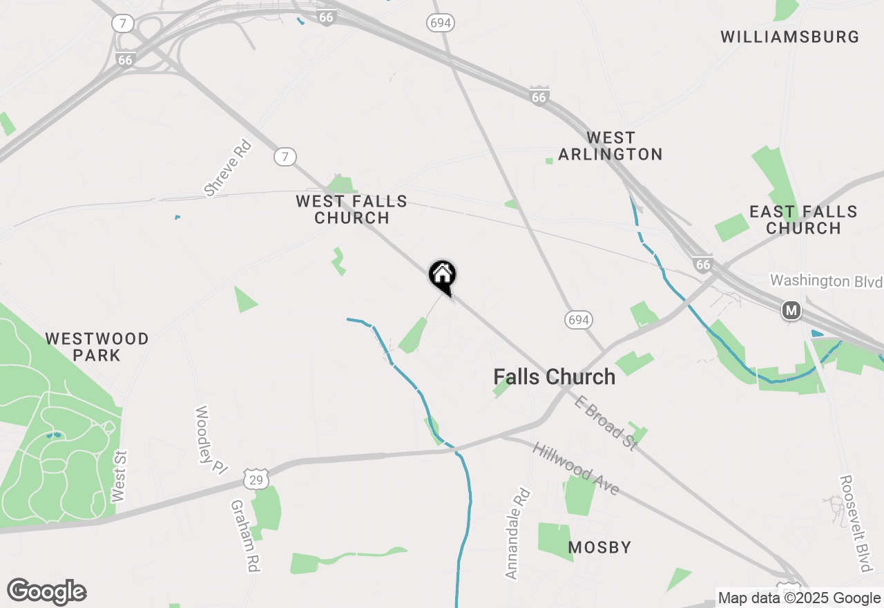 Map of 513 W Broad Street #805, Falls Church, VA 22046