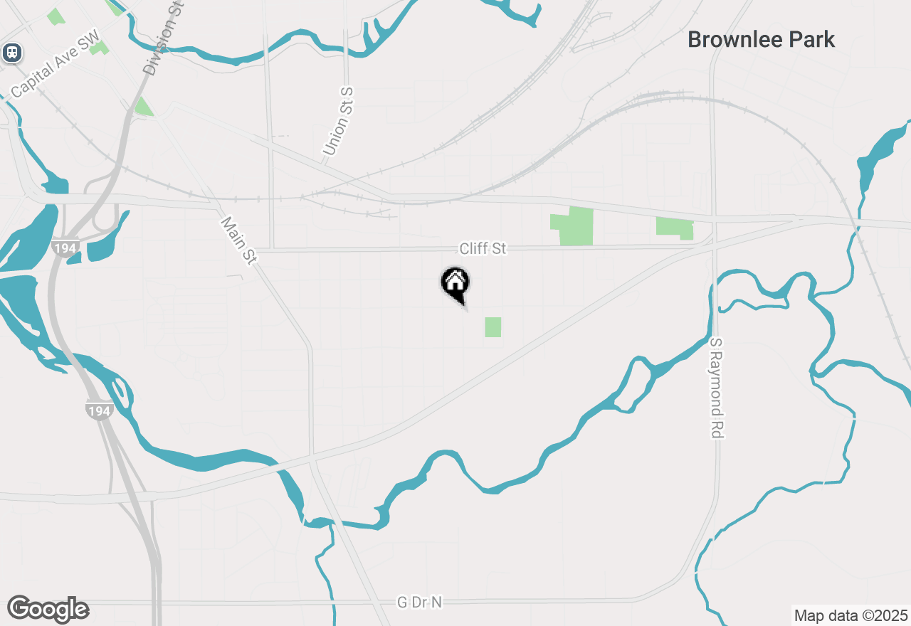 Map of 214 Post Avenue, Battle Creek, MI 49014