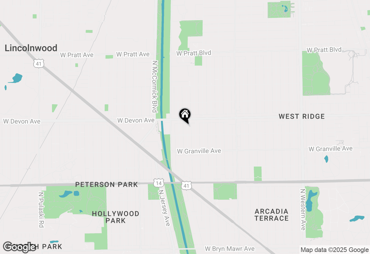 Map of 6328 N Albany Avenue #3W, Chicago, IL 60659