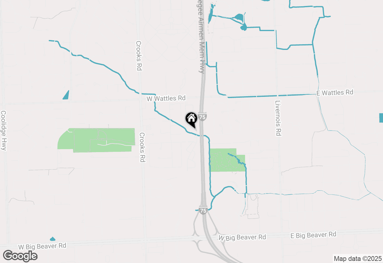 Map of 3715 Old Creek Road, Troy, MI 48084