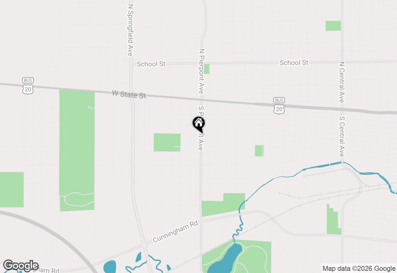 Map of 401 S Pierpont Avenue, Rockford, IL 61102