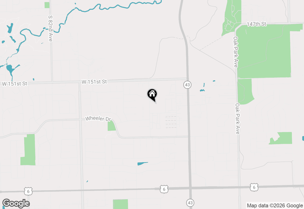 Map of 15243 Catalina Drive #1, Orland Park, IL 60462