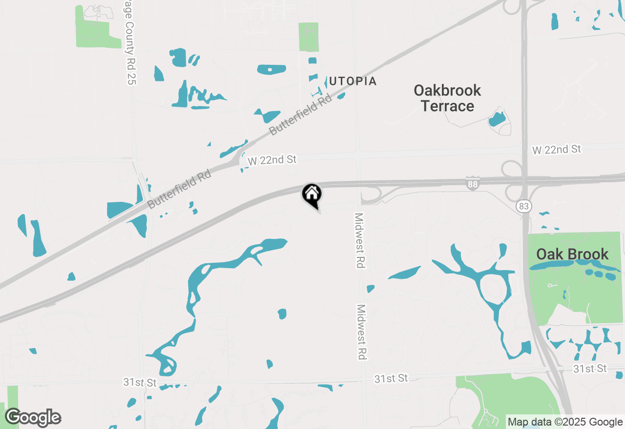 Map of 17 Baybrook Lane, Oak Brook, IL 60523