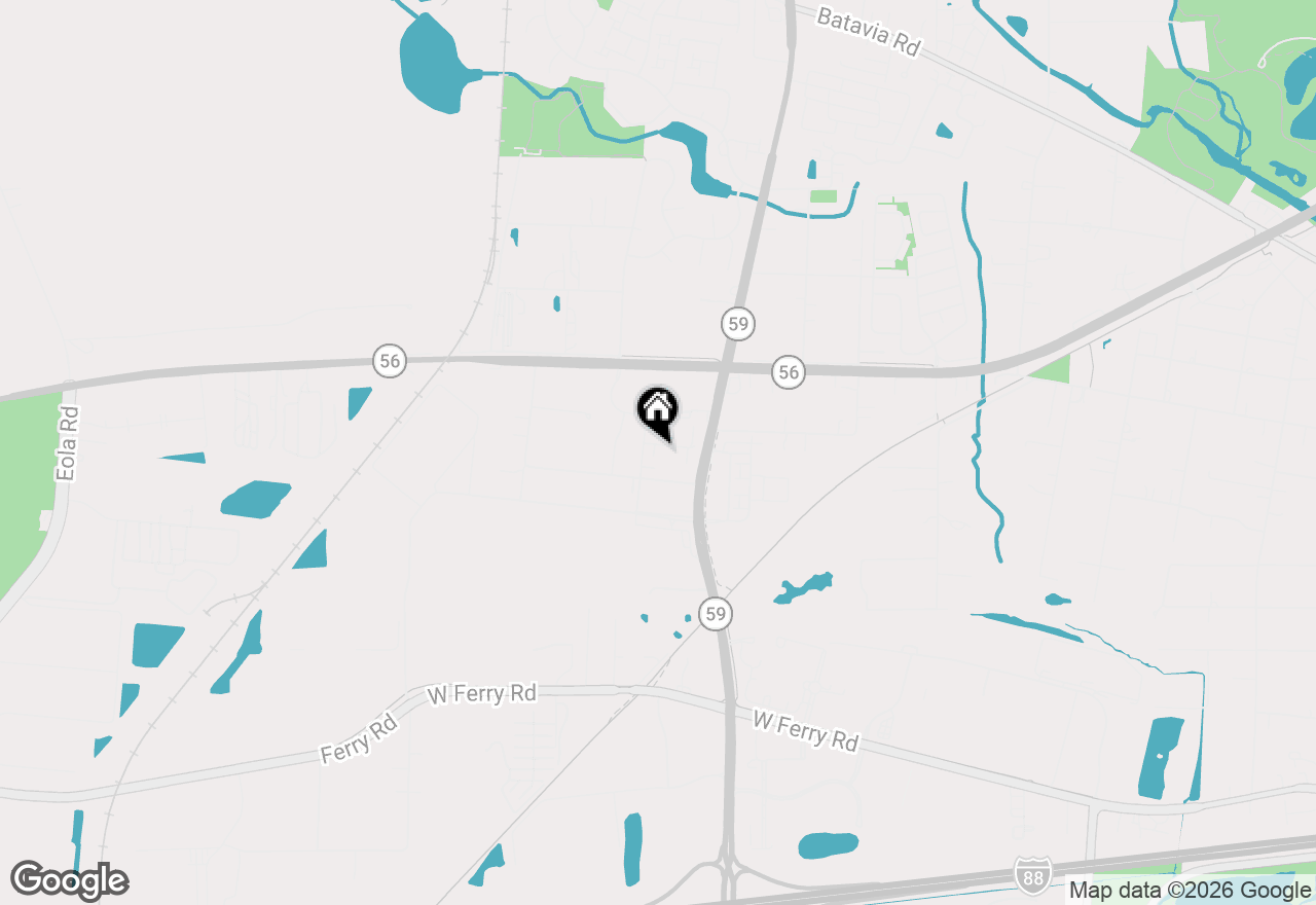 Map of 30w085 Brayman Court, Warrenville, IL 60563