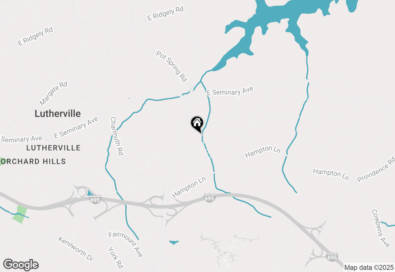 Map of 1307 Dulaney Valley Road, Towson, MD 21286