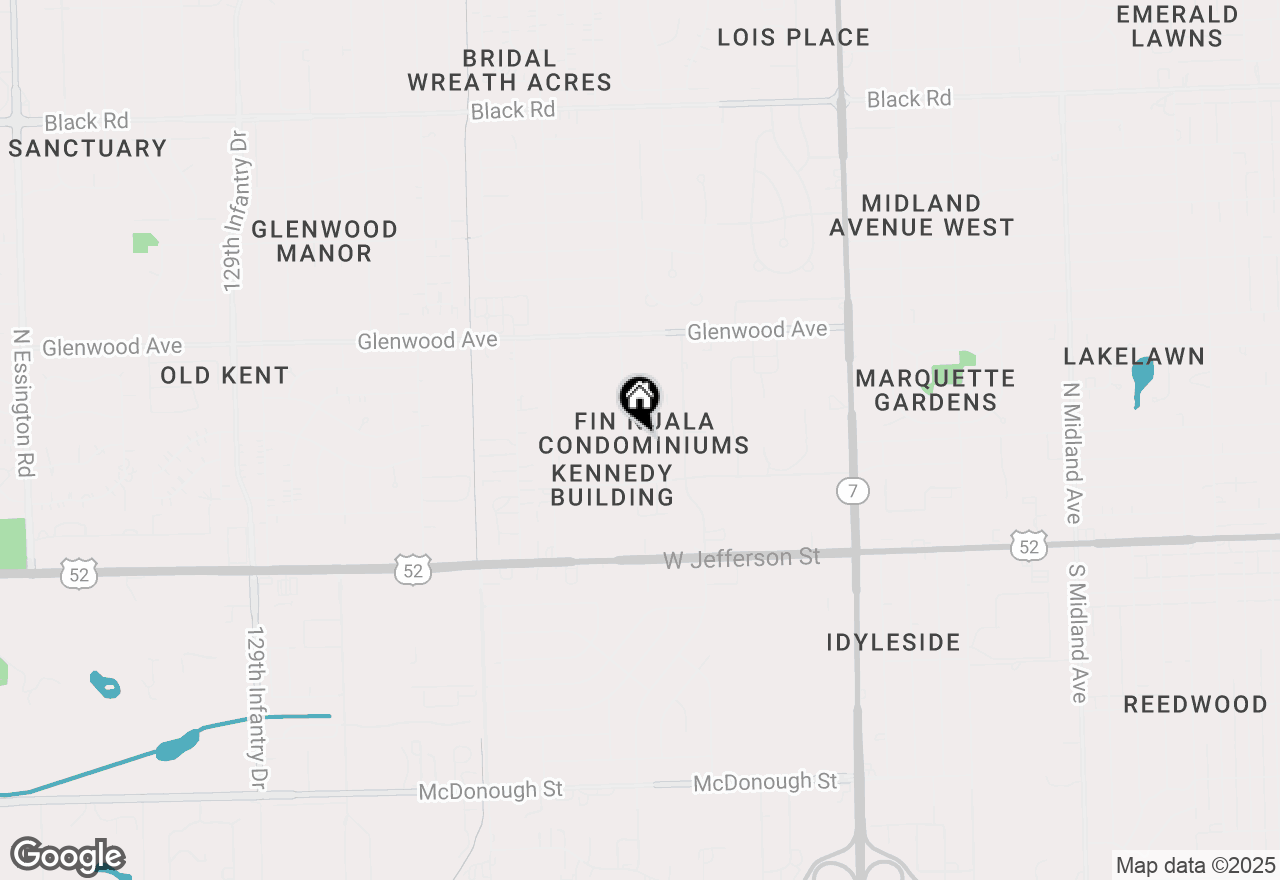 Map of 214 Madison Street #3C, Joliet, IL 60435